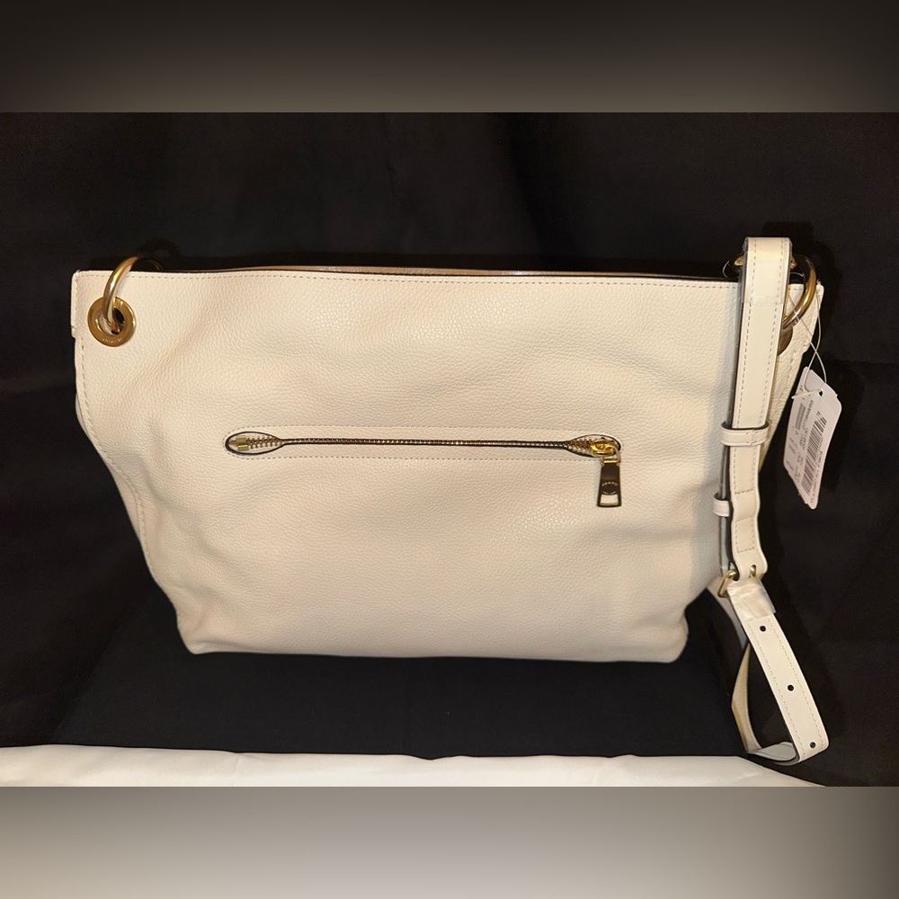 Coach Clarkson Hobo Bag - Chalk White, Light Gold Hardware - Picture 4 of 8